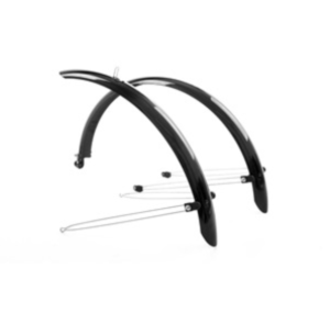 Black Mudguards for a bike